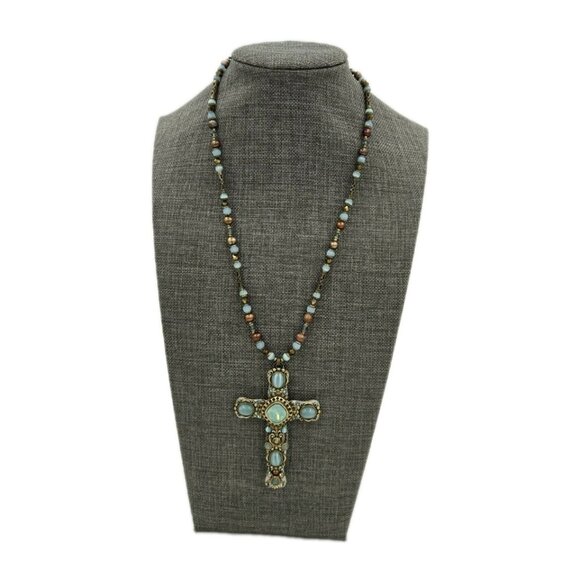Michal Golan hand Crafted Cross Necklace - Picture 13 of 13